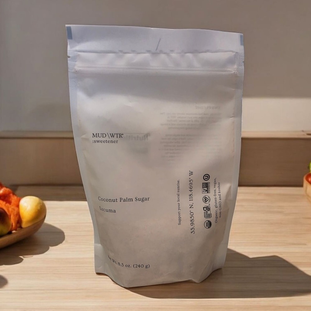 MUD\WTR Coconut Palm Sugar Lucuma Sweetener Organic Low‎ Cal 30 Servings Sealed